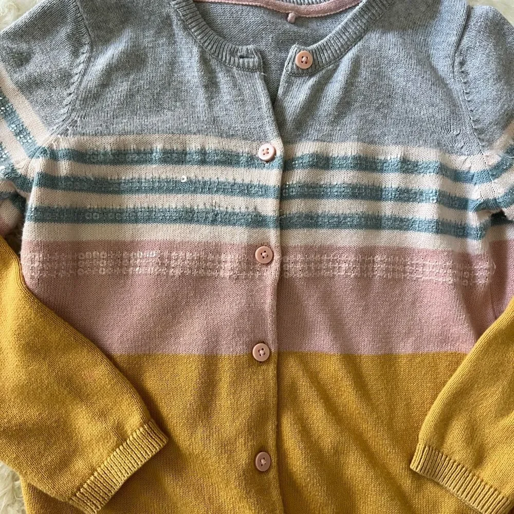 Marks&Spencer Girls Sequin Cardigan 4-5T